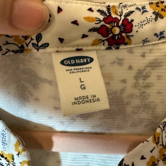 Old Navy Fall Floral Dress Women’s Size Large - Picture 10 of 11